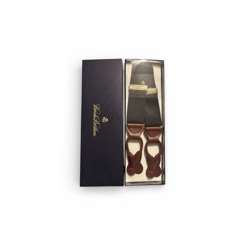Brooks Brothers Black Suspenders